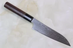 Hinoura Custom Knife ATS-34 Damascus Petty 140mm (5.5 Inch, TH-8)