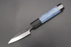 Custom Limited Edition, Hinoura White Steel No.1 Kurouchi Series HS1-1SP1 Wa Paring 80mm (3.1 Inch)