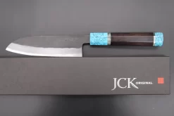 Custom Limited Edition, Hinoura White Steel No.1 Kurouchi Series HS1-4SP1 Wa Santoku 165mm (6.4 Inch) -Knife Sale Shop hinoura wa santoku custom limited edition hinoura white steel no 1 kurouchi series hs1 4sp1 wa santoku 165mm 6 4 inch 44763195212059 scaled