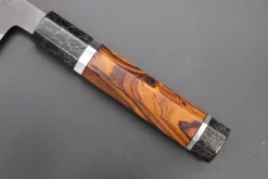 Custom Limited Edition, Hinoura White Steel No.1 Kurouchi Series HS1-4SP11 Wa Santoku 165mm (6.4 Inch) -Knife Sale Shop hinoura wa santoku custom limited edition hinoura white steel no 1 kurouchi series hs1 4sp11 wa santoku 165mm 6 4 inch 44763448312091 scaled