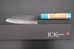 Custom Limited Edition, Hinoura White Steel No.1 Kurouchi Series HS1-4SP12 Wa Santoku 165mm (6.4 Inch) -Knife Sale Shop hinoura wa santoku custom limited edition hinoura white steel no 1 kurouchi series hs1 4sp12 wa santoku 165mm 6 4 inch 44763477606683 scaled