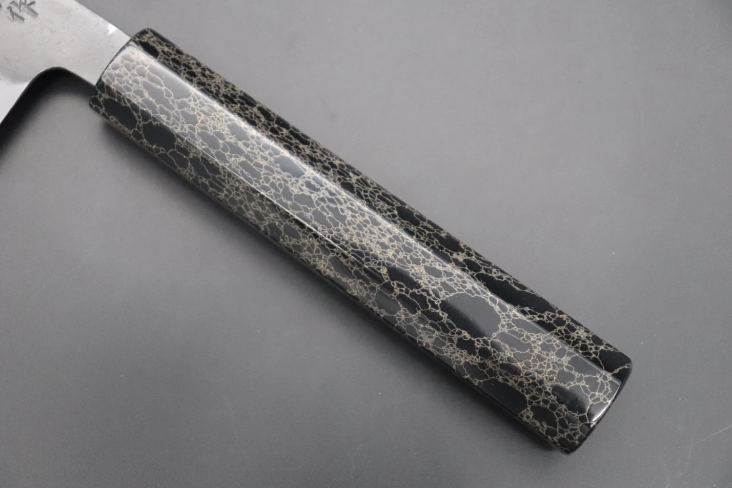 Custom Limited Edition, Hinoura White Steel No.1 Kurouchi Series HS1-4SP14 Wa Santoku 165mm (6.4 Inch) 3 Custom Limited Edition, Hinoura White Steel No.1 Kurouchi Series HS1-4SP14 Wa Santoku 165mm (6.4 Inch) - Image 3