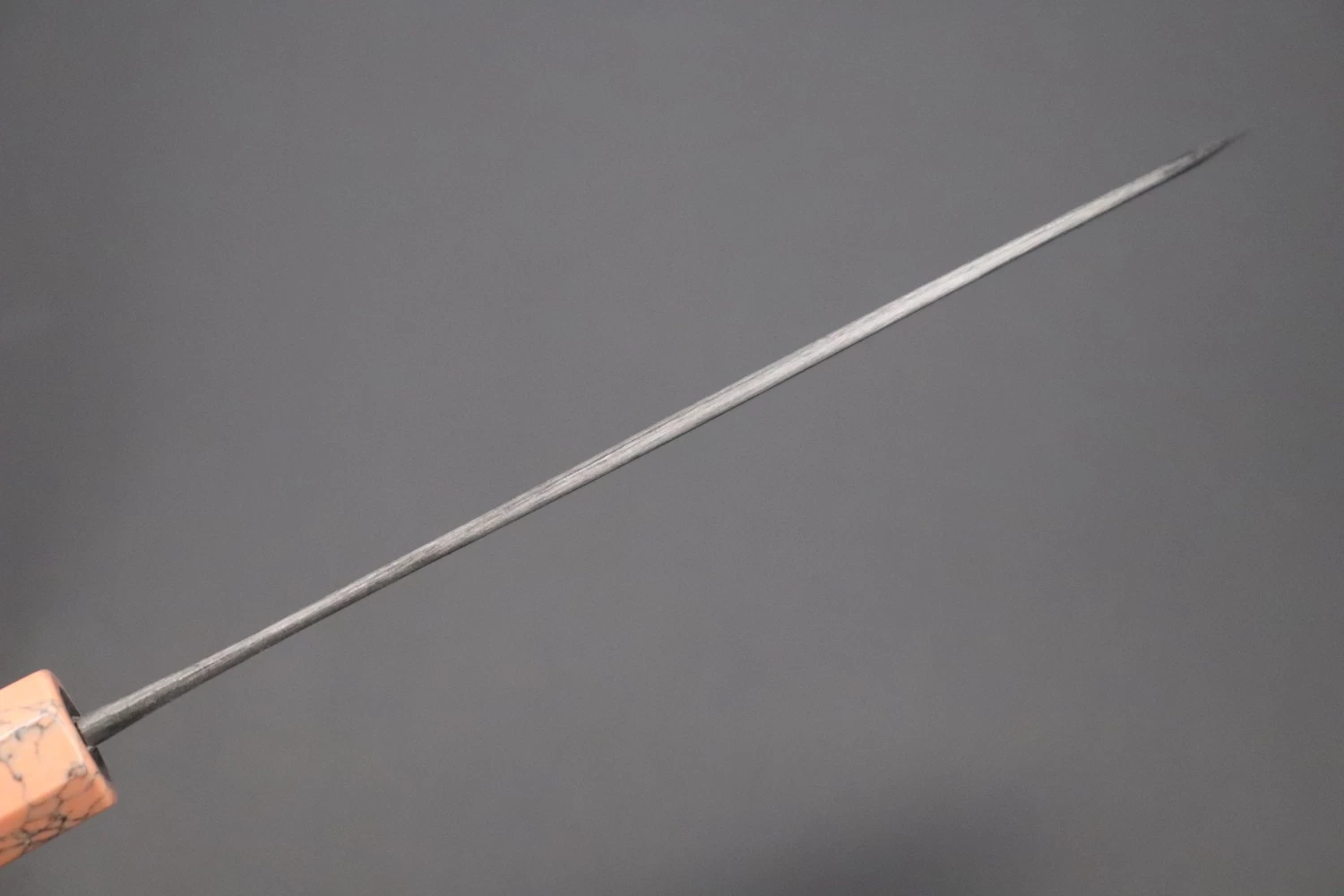 Custom Limited Edition, Hinoura White Steel No.1 Kurouchi Series HS1-4SP7 Wa Santoku 165mm (6.4 Inch) 6 Custom Limited Edition, Hinoura White Steel No.1 Kurouchi Series HS1-4SP7 Wa Santoku 165mm (6.4 Inch) - Image 6