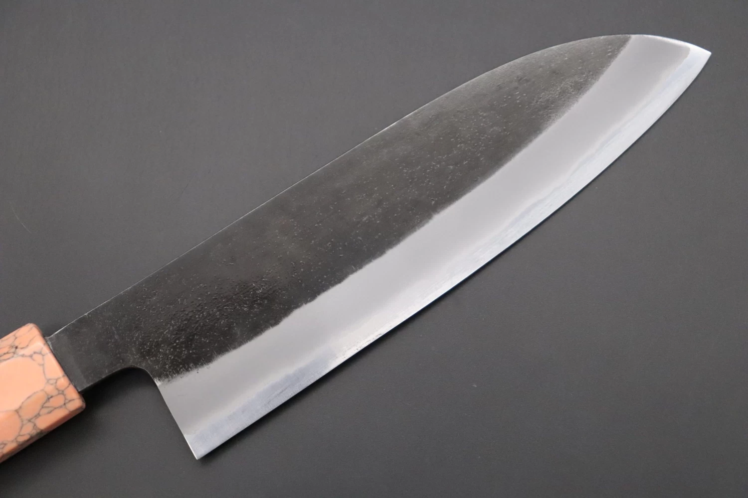 Custom Limited Edition, Hinoura White Steel No.1 Kurouchi Series HS1-4SP7 Wa Santoku 165mm (6.4 Inch) 7 Custom Limited Edition, Hinoura White Steel No.1 Kurouchi Series HS1-4SP7 Wa Santoku 165mm (6.4 Inch) - Image 7