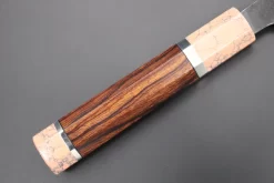 Custom Limited Edition, Hinoura White Steel No.1 Kurouchi Series HS1-4SP7 Wa Santoku 165mm (6.4 Inch) 16 Custom Limited Edition, Hinoura White Steel No.1 Kurouchi Series HS1-4SP7 Wa Santoku 165mm (6.4 Inch) -Knife Sale Shop hinoura wa santoku custom limited edition hinoura white steel no 1 kurouchi series hs1 4sp7 wa santoku 165mm 6 4 inch 44763369079067 scaled