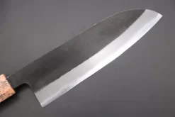 Custom Limited Edition, Hinoura White Steel No.1 Kurouchi Series HS1-4SP8 Wa Santoku 165mm (6.4 Inch) -Knife Sale Shop hinoura wa santoku custom limited edition hinoura white steel no 1 kurouchi series hs1 4sp8 wa santoku 165mm 6 4 inch 44763386904859 scaled