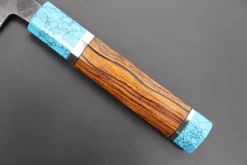 Custom Limited Edition, Hinoura White Steel No.1 Kurouchi Series HS1-4SP9 Wa Santoku 165mm (6.4 Inch) 11 Custom Limited Edition, Hinoura White Steel No.1 Kurouchi Series HS1-4SP9 Wa Santoku 165mm (6.4 Inch) -Knife Sale Shop hinoura wa santoku custom limited edition hinoura white steel no 1 kurouchi series hs1 4sp9 wa santoku 165mm 6 4 inch 44763408728347 scaled