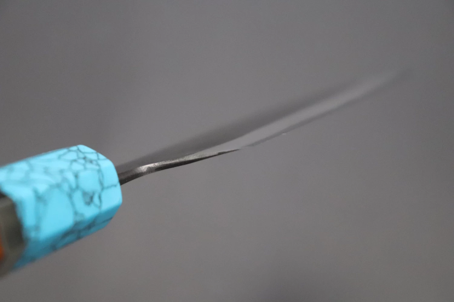 Custom Limited Edition, Hinoura White Steel No.1 Kurouchi Series HS1-4SP9 Wa Santoku 165mm (6.4 Inch) 5 Custom Limited Edition, Hinoura White Steel No.1 Kurouchi Series HS1-4SP9 Wa Santoku 165mm (6.4 Inch) - Image 5