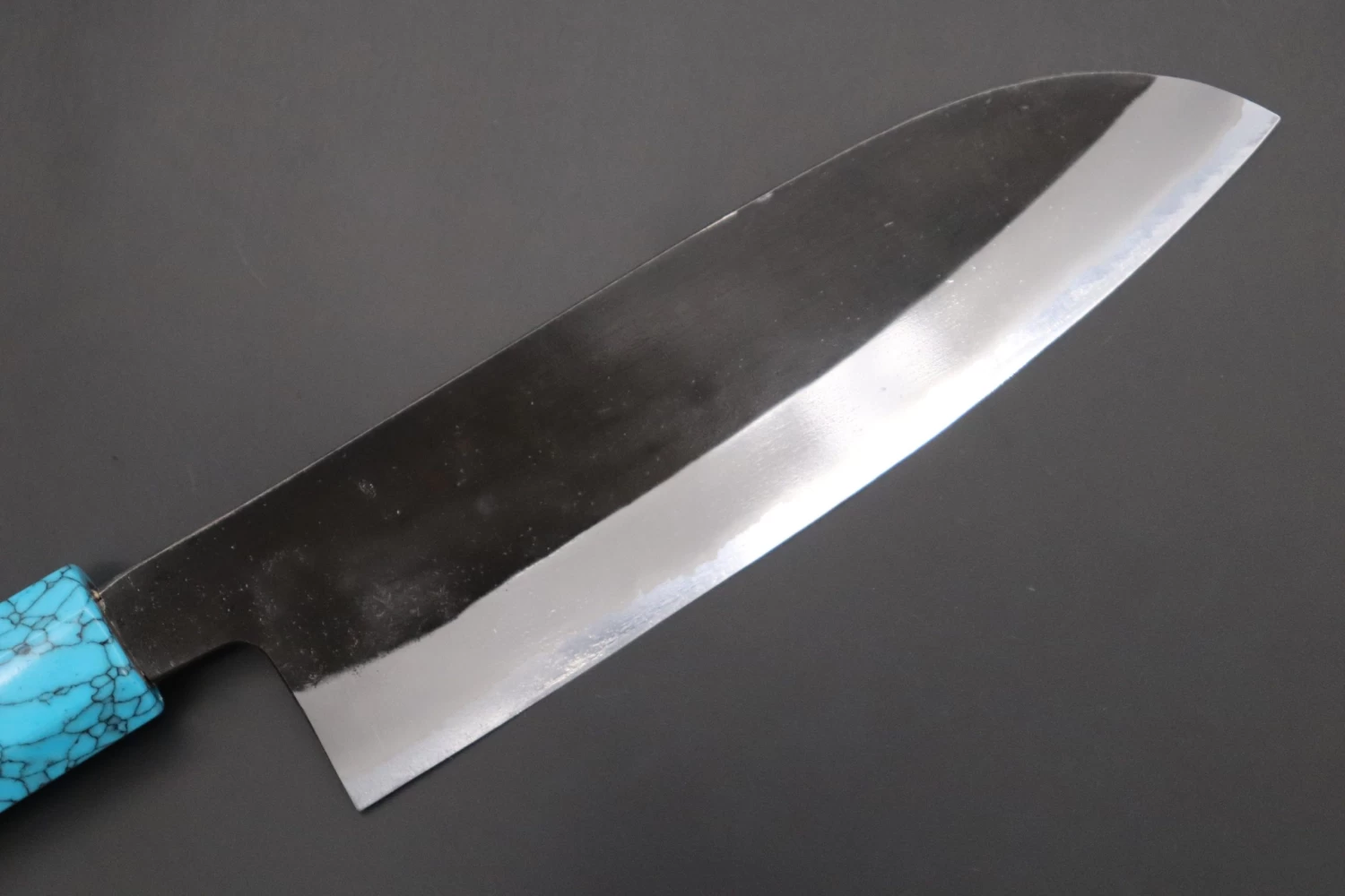 Custom Limited Edition, Hinoura White Steel No.1 Kurouchi Series HS1-4SP9 Wa Santoku 165mm (6.4 Inch) 7 Custom Limited Edition, Hinoura White Steel No.1 Kurouchi Series HS1-4SP9 Wa Santoku 165mm (6.4 Inch) - Image 7