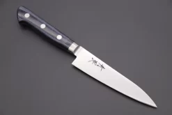 JCK Natures Blue Clouds AUS-8 Basic Series BCAP-1 Petty 120mm (4.7 Inch, Royal Blue-Purple Pakka Wood Handle)