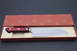 JCK Natures SAKURA ROAD Aogami Super Series SAKURA-1 Santoku 170mm (6.6 Inch) 15 JCK Natures SAKURA ROAD Aogami Super Series SAKURA-1 Santoku 170mm (6.6 Inch) -Knife Sale Shop jck natures santoku jck natures sakura road aogami super series sakura 1 santoku 170mm 6 6 inch 41154374861083 scaled
