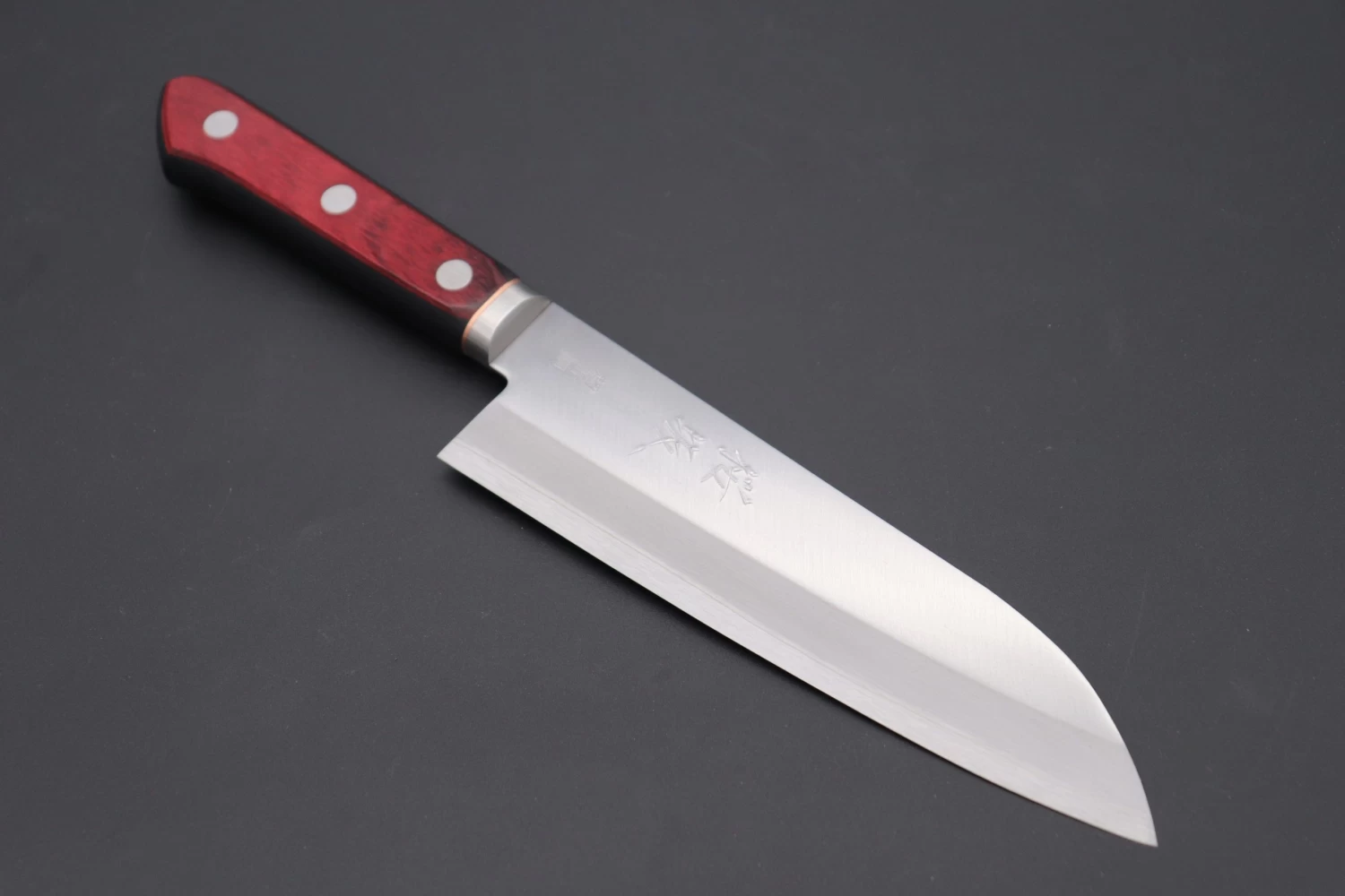 JCK Natures SAKURA ROAD Aogami Super Series SAKURA-1 Santoku 170mm (6.6 Inch) 1 JCK Natures SAKURA ROAD Aogami Super Series SAKURA-1 Santoku 170mm (6.6 Inch)