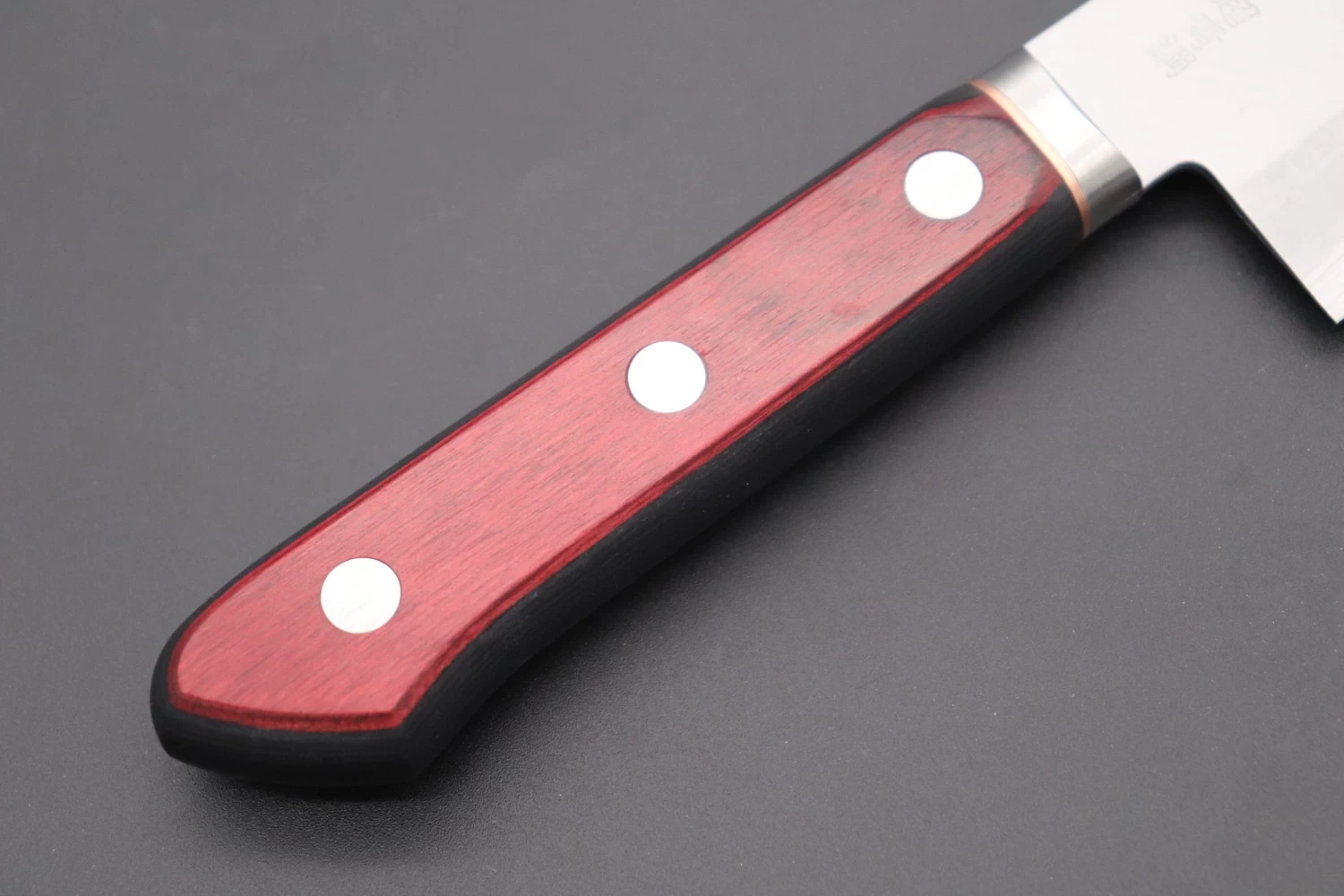 JCK Natures SAKURA ROAD Aogami Super Series SAKURA-1 Santoku 170mm (6.6 Inch) 3 JCK Natures SAKURA ROAD Aogami Super Series SAKURA-1 Santoku 170mm (6.6 Inch) - Image 3