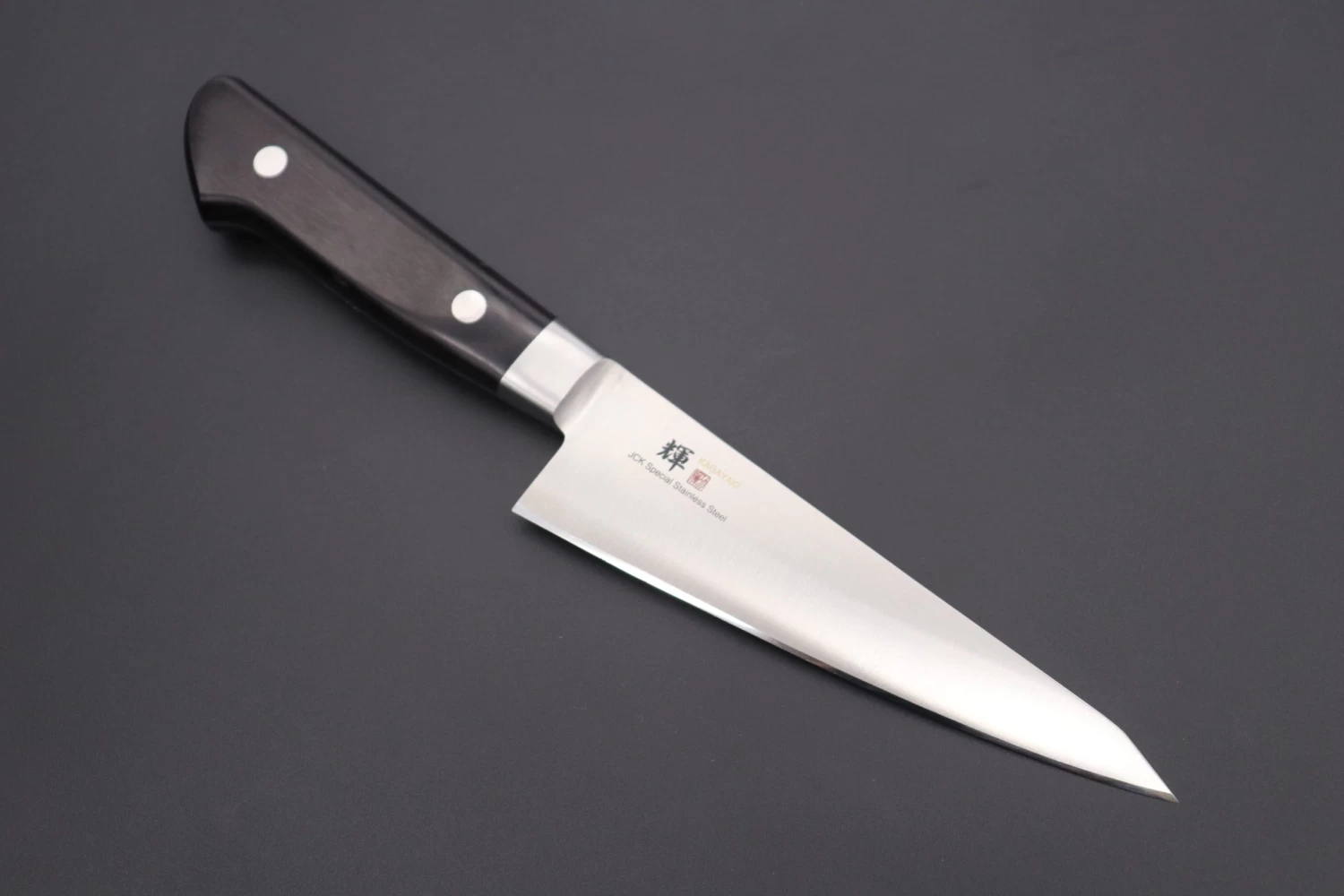 JCK Original Kagayaki Basic Series KG-4 Boning Knife | Honesuki 150mm (5.9inch) 1 JCK Original Kagayaki Basic Series KG-4 Boning Knife | Honesuki 150mm (5.9inch)