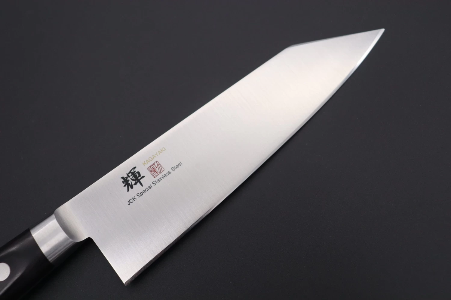 JCK Original Kagayaki Basic Series KG-3KES Bunka (Kiritsuke) 175mm (6.8 Inch, Special Order Made, Kiritsuke Blade Version) 2 JCK Original Kagayaki Basic Series KG-3KES Bunka (Kiritsuke) 175mm (6.8 Inch, Special Order Made, Kiritsuke Blade Version) - Image 2