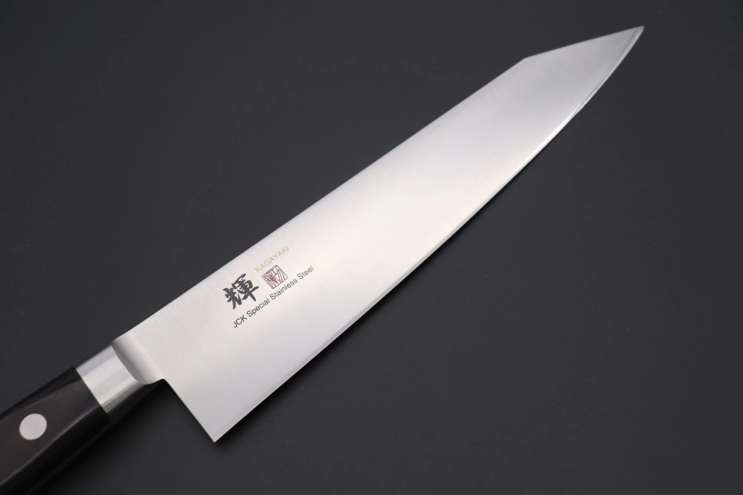 JCK Original Kagayaki Basic Series KG-6KES Kiritsuke Gyuto 210mm (8.2 Inch, Special Order Made, Kiritsuke Blade Version) 2 JCK Original Kagayaki Basic Series KG-6KES Kiritsuke Gyuto 210mm (8.2 Inch, Special Order Made, Kiritsuke Blade Version) - Image 2