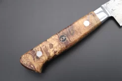 JCK Original Kagayaki NOVEL- Limited Edition Custom R-2 Damascus Series KNLTD-95 Petty 150mm (5.9 Inch, Hammer Forged Blade) -Knife Sale Shop kagayaki petty jck original kagayaki novel limited edition custom r 2 damascus series knltd 95 petty 150mm 5 9 inch hammer forged blade 43488837501211 scaled