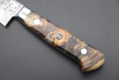 JCK Original Kagayaki NOVEL- Limited Edition Custom R-2 Damascus Series KNLTD-96 Petty 150mm (5.9 Inch, Hammer Forged Blade) -Knife Sale Shop kagayaki petty jck original kagayaki novel limited edition custom r 2 damascus series knltd 96 petty 150mm 5 9 inch hammer forged blade 43488840483099 scaled