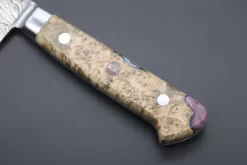 JCK Original Kagayaki NOVEL- Limited Edition Custom R-2 Damascus Series KNLTD-98 Petty 150mm (5.9 Inch, Hammer Forged Blade) -Knife Sale Shop kagayaki petty jck original kagayaki novel limited edition custom r 2 damascus series knltd 98 petty 150mm 5 9 inch hammer forged blade 43488847102235 scaled