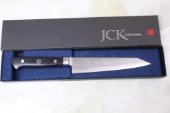 JCK Original Kagayaki NOVEL Series | R-2 Laminated KN-1 Kiritsuke Petty 145mm (5.7 Inch) -Knife Sale Shop kagayaki petty jck original kagayaki novel series r 2 laminated kn 1 kiritsuke petty 145mm 5 7 inch 16367808708705 scaled