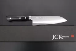 JCK Original Kagayaki Blue Steel No.2 Clad Series KB-2 Santoku 170mm (7 Inch) 15 JCK Original Kagayaki Blue Steel No.2 Clad Series KB-2 Santoku 170mm (7 Inch) -Knife Sale Shop kagayaki santoku jck original kagayaki blue steel no 2 clad series kb 2 santoku 170mm 7 inch 44416828932379 scaled