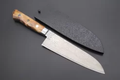 JCK Original Kagayaki NOVEL- Limited Edition Custom R-2 Damascus Series KNLTD-129 Santoku 175mm (6.8 Inch, Forged Blade) -Knife Sale Shop kagayaki santoku jck original kagayaki novel limited edition custom r 2 damascus series knltd 129 santoku 175mm 6 8 inch forged blade 43488991510811 scaled