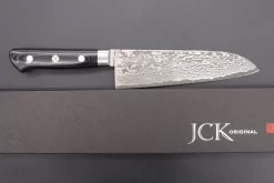 JCK Original Kagayaki R-2 Black Custom Damascus KGRB-2 Santoku 175mm (6.8 Inch, Hammer Forged Blade) 17 JCK Original Kagayaki R-2 Black Custom Damascus KGRB-2 Santoku 175mm (6.8 Inch, Hammer Forged Blade) -Knife Sale Shop kagayaki santoku jck original kagayaki r 2 black custom damascus kgrb 2 santoku 175mm 6 8 inch hammer forged blade 42199872176411 scaled