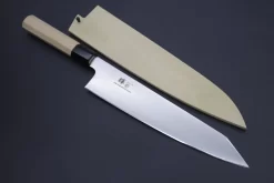 JCK Original Kagayaki Basic WA Series VG-10 Kiritsuke Gyuto (210mm To 270mm, 3 Sizes) 19 JCK Original Kagayaki Basic WA Series VG-10 Kiritsuke Gyuto (210mm To 270mm, 3 Sizes) -Knife Sale Shop kagayaki wa gyuto jck original kagayaki basic wa series vg 10 kiritsuke gyuto 210mm to 270mm 3 sizes 42183120290075 scaled