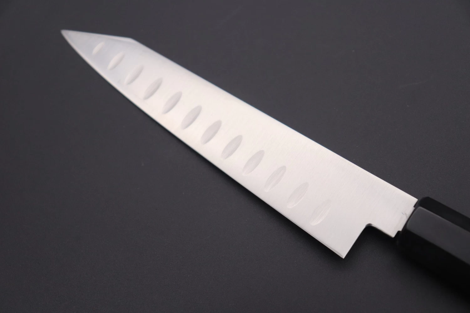 JCK Original Kagayaki VG-10 Series With Dimples KV-WPDKES Kiritsuke Petty 150mm(5.9 Inch, Special Order Made, Kiritsuke Blade Version) 5 JCK Original Kagayaki VG-10 Series With Dimples KV-WPDKES Kiritsuke Petty 150mm(5.9 Inch, Special Order Made, Kiritsuke Blade Version) - Image 5