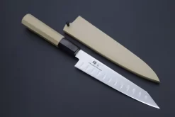 JCK Original Kagayaki VG-10 Series With Dimples KV-WPDKES Kiritsuke Petty 150mm(5.9 Inch, Special Order Made, Kiritsuke Blade Version)