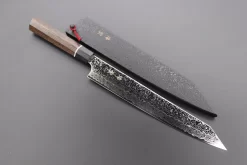 Kanetsugu Zuiun Series R-2 Damascus KZD-4 Kiritsuke Sujihiki 240mm (9.4 Inch)