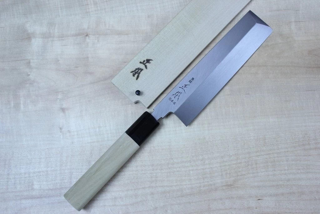 Masamoto HS Series Honyaki White Steel No.2 Usuba (180mm To 225mm, 4 Sizes) 1 Masamoto HS Series Honyaki White Steel No.2 Usuba (180mm To 225mm, 4 Sizes)