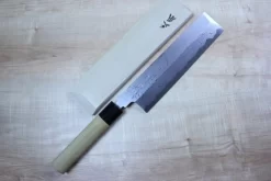 Masamoto KH Series Hon Kasumi Suminagashi Blue Steel No.2 Usuba (210mm And 225mm, 2 Sizes)