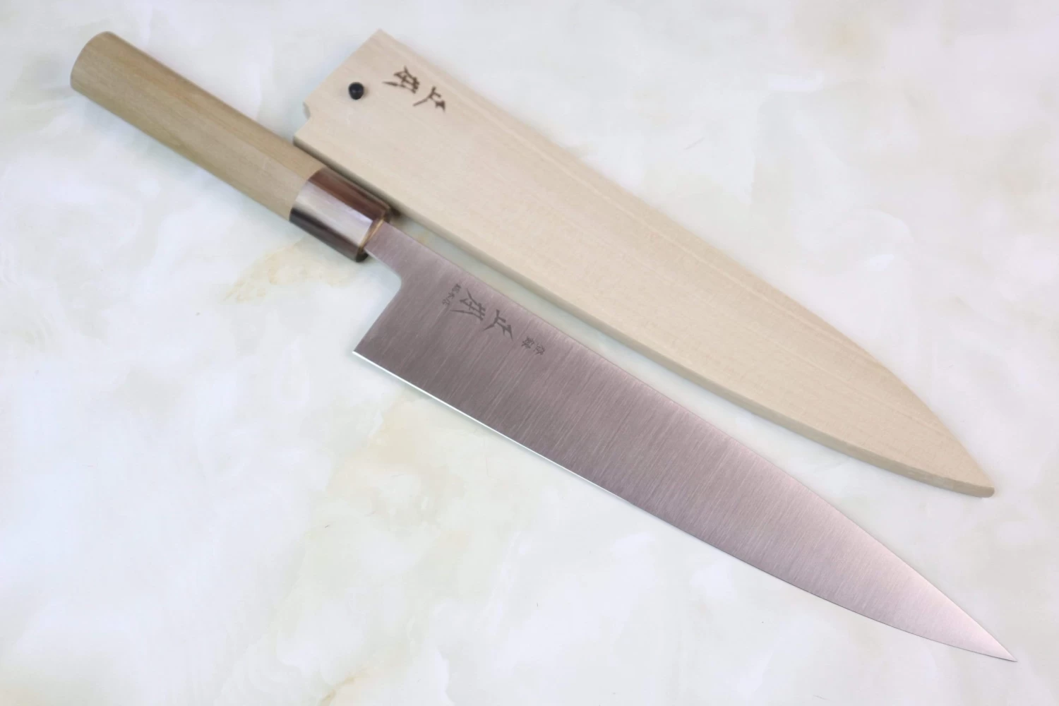 Masamoto KS Series Sweden Stainless Steel SW-Wa Gyuto (240mm To 300mm, 3 Sizes) 6 Masamoto KS Series Sweden Stainless Steel SW-Wa Gyuto (240mm To 300mm, 3 Sizes) - Image 6