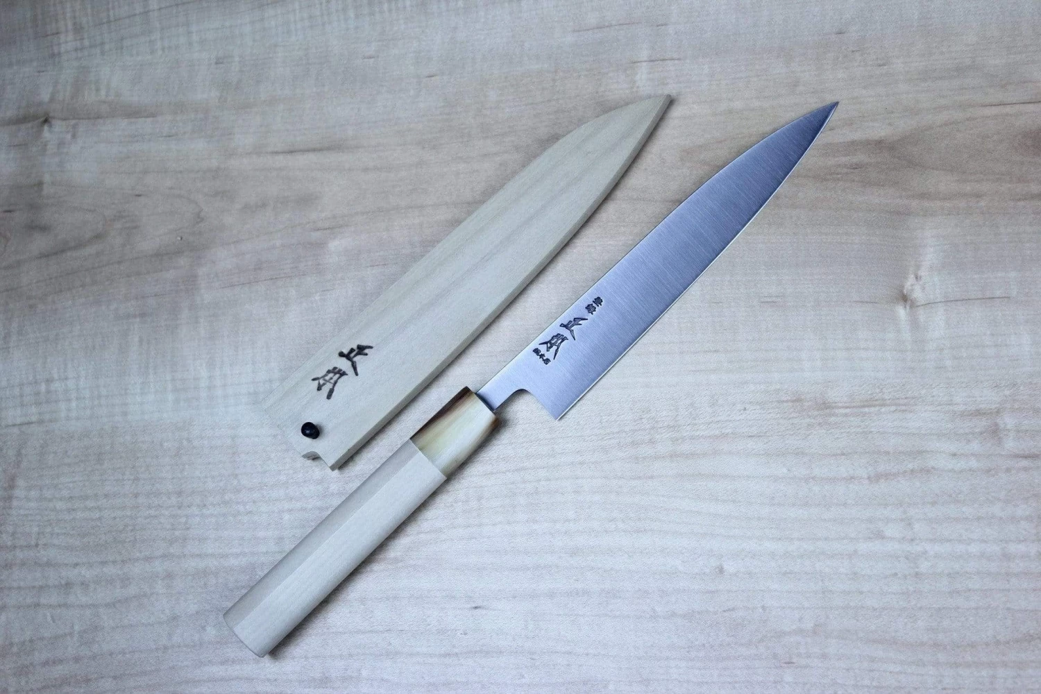 Masamoto KS Series Hon Kasumi White Steel No.2 KS-4216 Wa Petty 165mm (6.4 Inch) 1 Masamoto KS Series Hon Kasumi White Steel No.2 KS-4216 Wa Petty 165mm (6.4 Inch)
