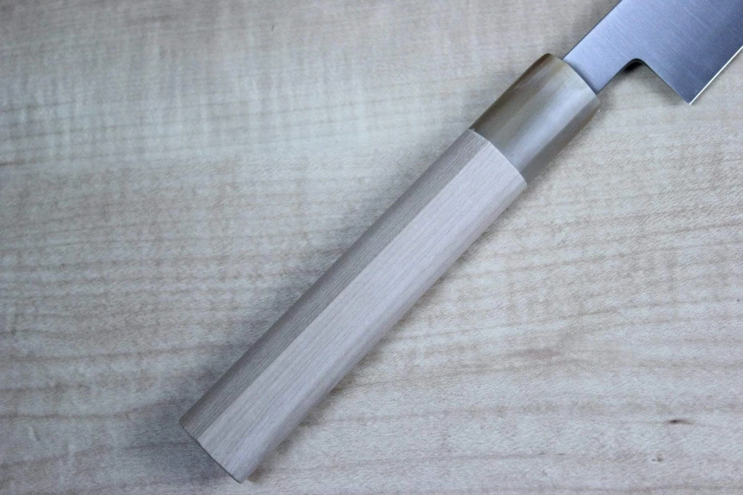 Masamoto KS Series Hon Kasumi White Steel No.2 Wa Slicer (240mm And 270mm, 2 Sizes) 3 Masamoto KS Series Hon Kasumi White Steel No.2 Wa Slicer (240mm And 270mm, 2 Sizes) - Image 3