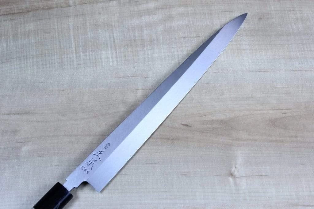 Masamoto HS Series Honyaki White Steel No.2 Yanagiba (240mm To 330mm, 4 Sizes) 2 Masamoto HS Series Honyaki White Steel No.2 Yanagiba (240mm To 330mm, 4 Sizes) - Image 2