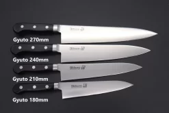 Misono 440 Series Gyuto (180mm To 300mm, 5 Sizes) -Knife Sale Shop misono gyuto misono 440 series gyuto 180mm to 300mm 5 sizes 42746442744091 scaled