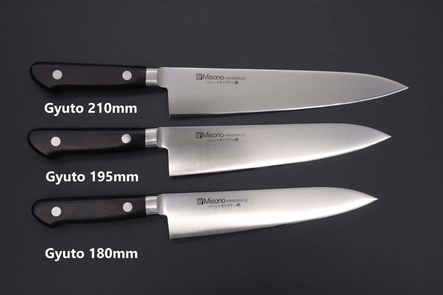 Misono Molybdenum Steel Series Gyuto (180mm To 360mm, 8 Sizes) 9 Misono Molybdenum Steel Series Gyuto (180mm To 360mm, 8 Sizes) - Image 9