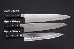 Misono Molybdenum Steel With Dimples Series Gyuto (180mm To 300mm, 5 Sizes) -Knife Sale Shop misono gyuto misono molybdenum steel with dimples series gyuto 180mm to 300mm 5 sizes 42566351487259