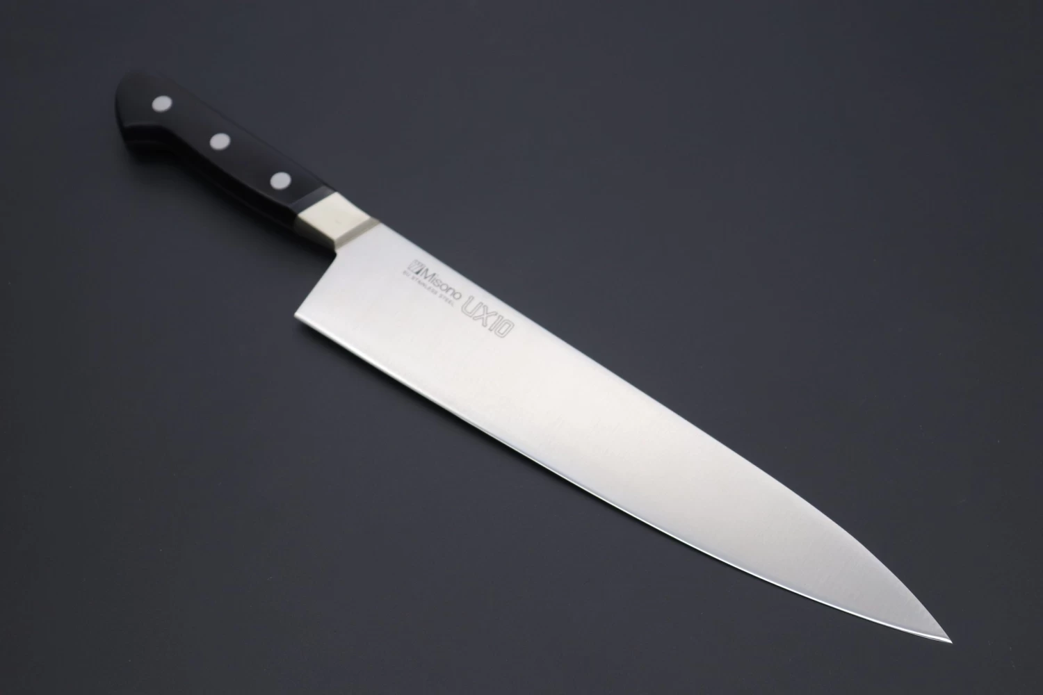 Misono UX10 Series Gyuto (180mm To 300mm, 5 Sizes) 1 Misono UX10 Series Gyuto (180mm To 300mm, 5 Sizes)