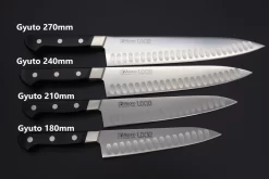 Misono UX10 With Dimples Series Gyuto (180mm To 300mm, 5 Sizes) -Knife Sale Shop misono gyuto misono ux10 with dimples series gyuto 180mm to 300mm 5 sizes 42567120421147