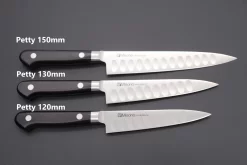 Misono Molybdenum Steel With Dimples Series Petty (120mm To 150mm, 3 Sizes) -Knife Sale Shop misono petty misono molybdenum steel with dimples series petty 120mm to 150mm 3 sizes 42618870661403