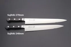 Misono 440 Series Sujihiki (240mm And 270mm, 2 Sizes) 17 Misono 440 Series Sujihiki (240mm And 270mm, 2 Sizes) -Knife Sale Shop misono sujihiki misono 440 series sujihiki 240mm and 270mm 2 sizes 42566336086299