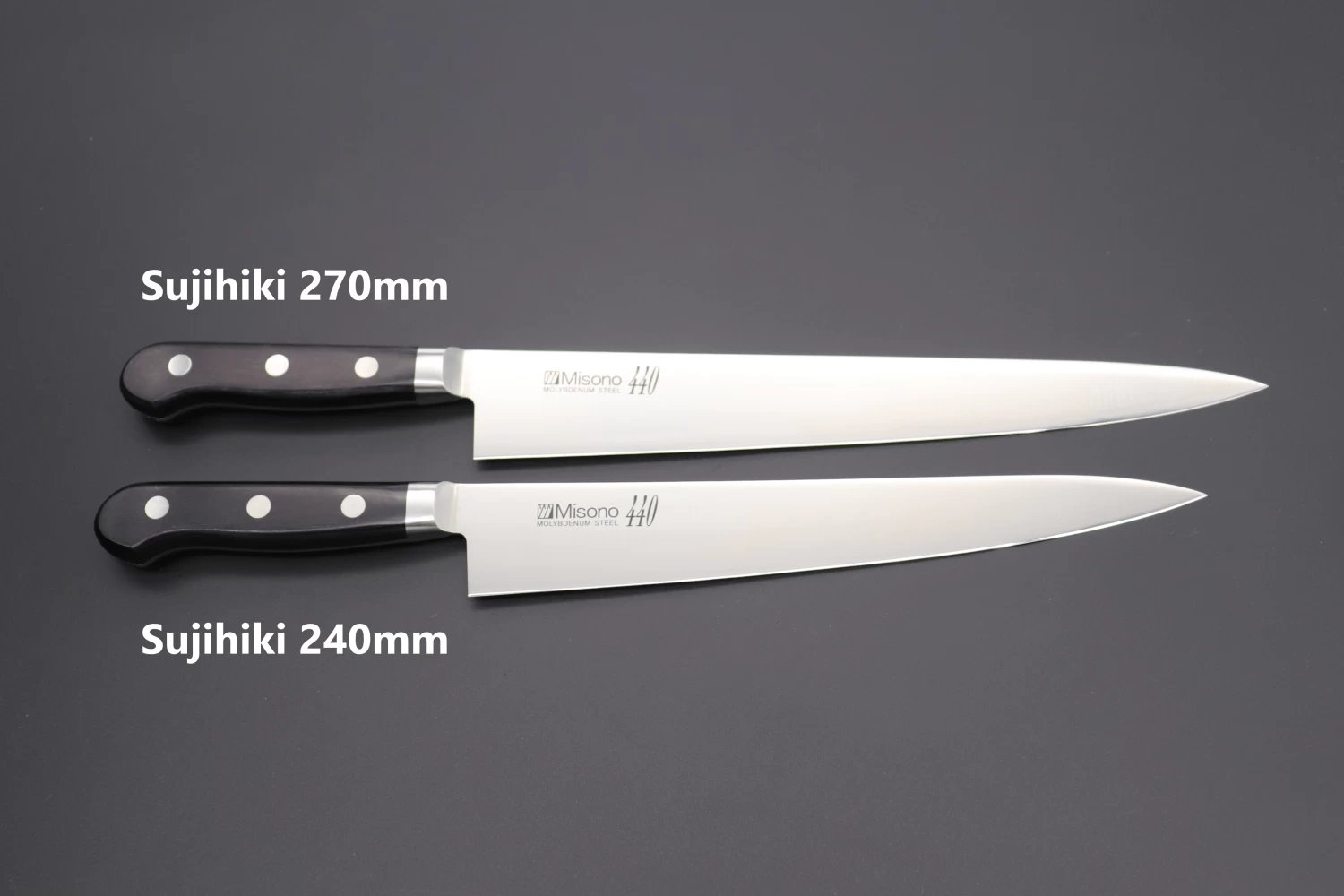 Misono 440 Series Sujihiki (240mm And 270mm, 2 Sizes) 9 Misono 440 Series Sujihiki (240mm And 270mm, 2 Sizes) - Image 9
