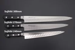 Misono Molybdenum Steel With Dimples Series Sujihiki (240mm To 360mm, 4 Sizes) -Knife Sale Shop misono sujihiki misono molybdenum steel with dimples series sujihiki 240mm to 360mm 4 sizes 42566366724379