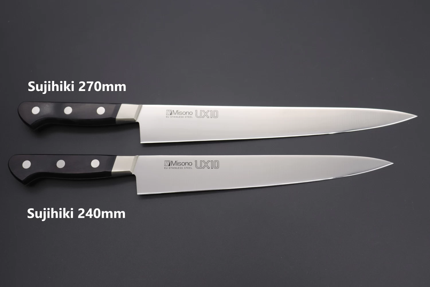 Misono UX10 Series Sujihiki (240mm And 270mm, 2 Sizes) 9 Misono UX10 Series Sujihiki (240mm And 270mm, 2 Sizes) - Image 9