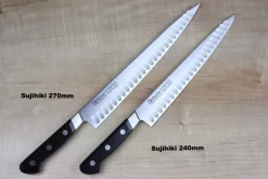 Misono UX10 With Dimples Series Sujihiki (240mm And 270mm, 2 Sizes) -Knife Sale Shop misono sujihiki misono ux10 with dimples series sujihiki 240mm and 270mm 2 sizes 28522851663969