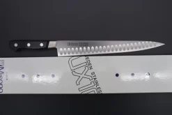 Misono UX10 With Dimples Series Sujihiki (240mm And 270mm, 2 Sizes) -Knife Sale Shop misono sujihiki misono ux10 with dimples series sujihiki 240mm and 270mm 2 sizes 42566165430555 scaled