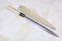 Mizuno Tanrenjo Akitada Ao Hagane DX Series Blue Steel No.1 Special Order Made AHDSO-2 Fuguhiki 240mm (9.4 Inch, Mirror Polished Blade)